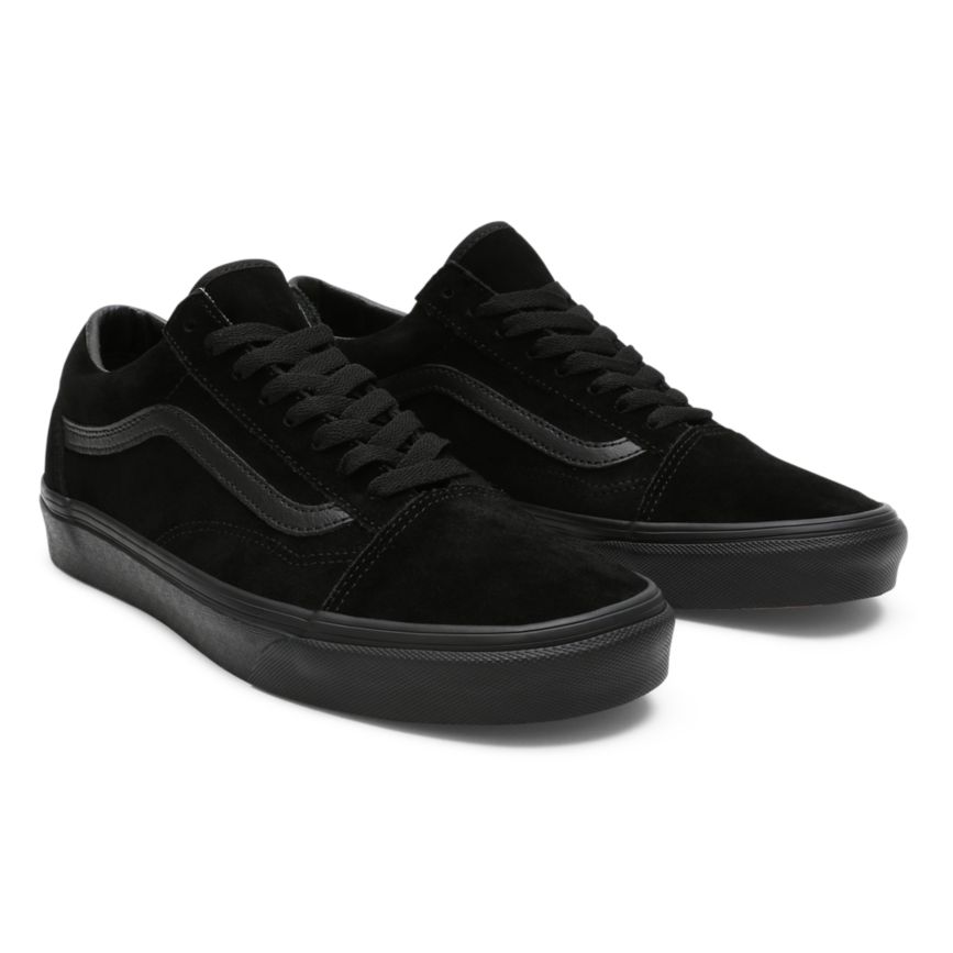 Tenis Bajas Vans Suede Old Skool Hombre Negras | VN434Z4XH81