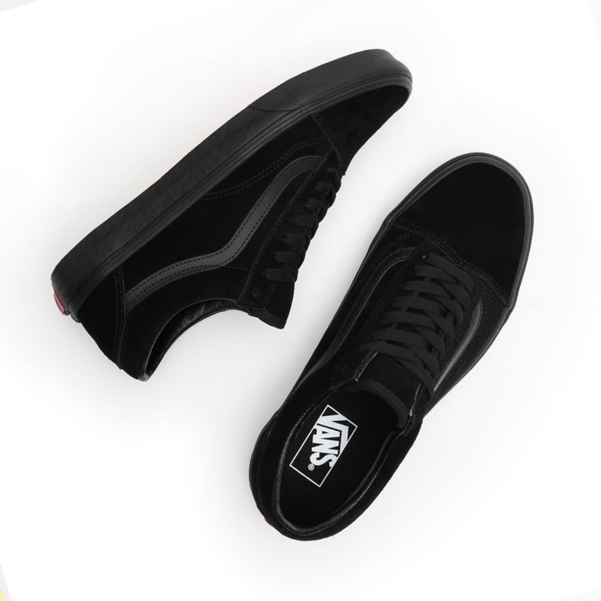 Tenis Bajas Vans Suede Old Skool Mujer Negras | VN495T0KJ43