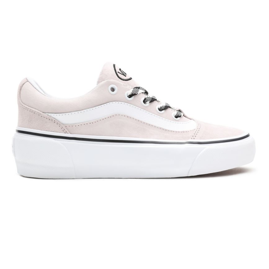 Tenis Bajas Vans Suede Shape NI Mujer Rosas | VN426I4IA41