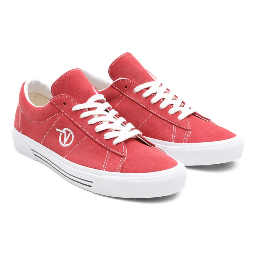 Tenis Bajas Vans Suede Sid Hombre Blancas | VN577M7DP21