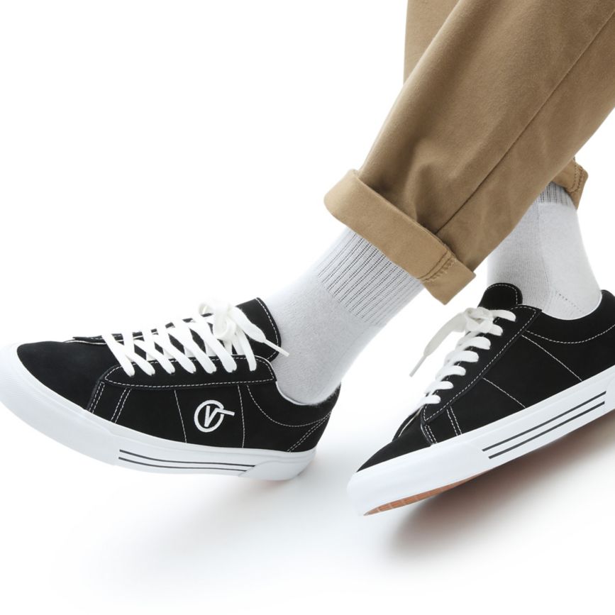 Tenis Bajas Vans Suede Sid Hombre Negras | VN153I2UR03