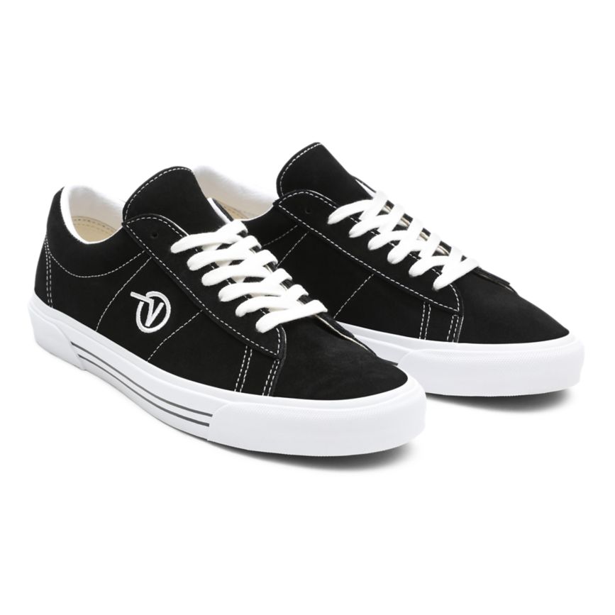 Tenis Bajas Vans Suede Sid Hombre Negras | VN153I2UR03