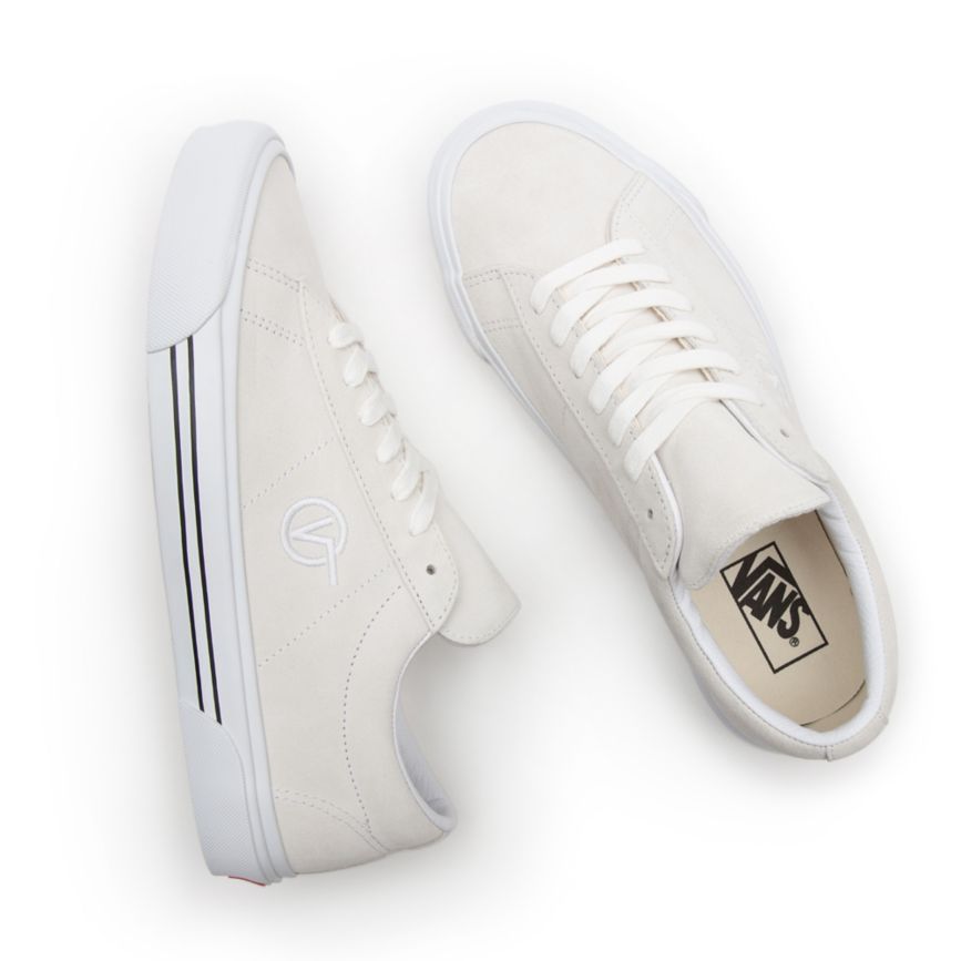 Tenis Bajas Vans Suede Sid Mujer Blancas | VN002U6SH05