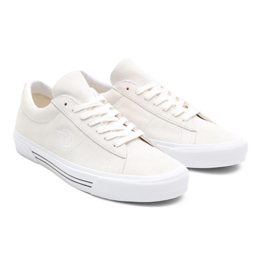 Tenis Bajas Vans Suede Sid Mujer Blancas | VN002U6SH05