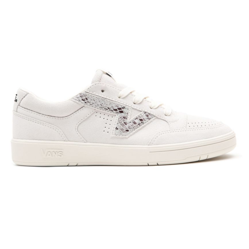 Tenis Bajas Vans Suede Snake Lowland CC Mujer Blancas | VN571C9JB82