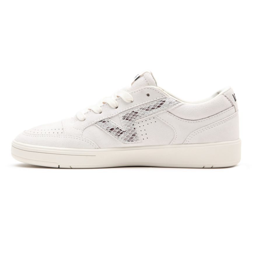 Tenis Bajas Vans Suede Snake Lowland CC Mujer Blancas | VN571C9JB82