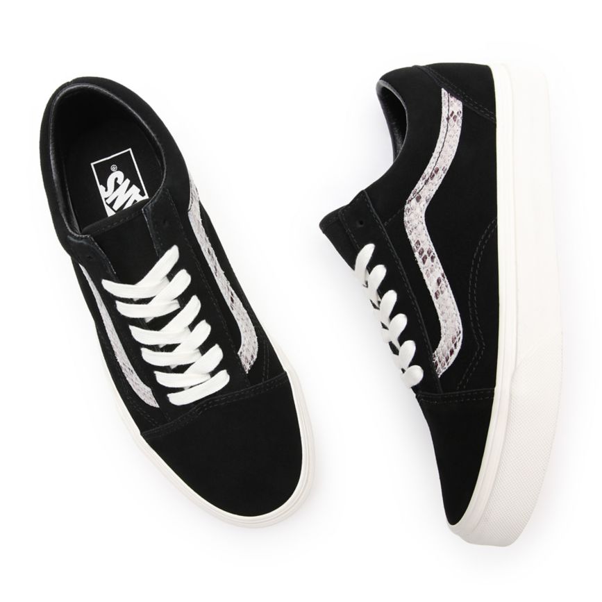 Tenis Bajas Vans Suede Snake Old Skool Mujer Negras | VN775C5RE42