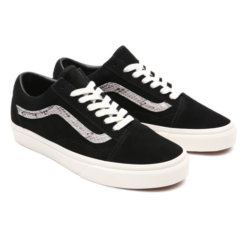 Tenis Bajas Vans Suede Snake Old Skool Mujer Negras | VN775C5RE42
