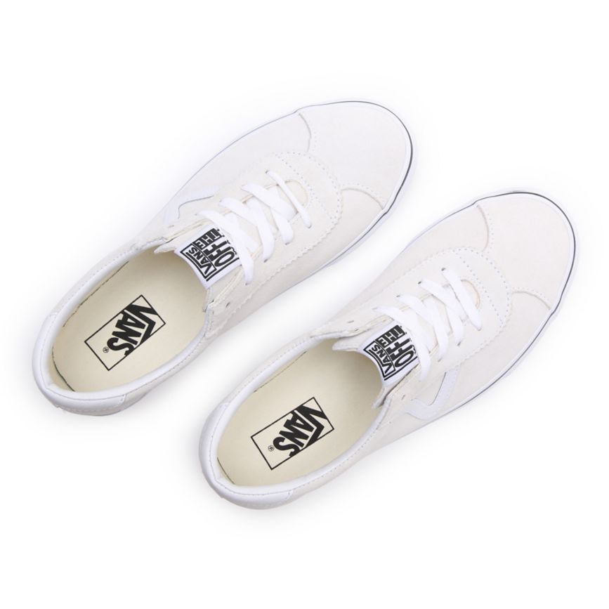 Tenis Bajas Vans Suede Sport Hombre Blancas | VN035E8AW14