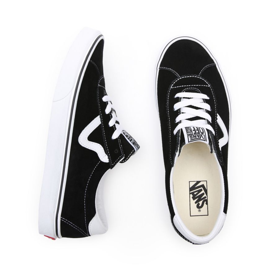 Tenis Bajas Vans Suede Sport Hombre Negras | VN663R7UZ54