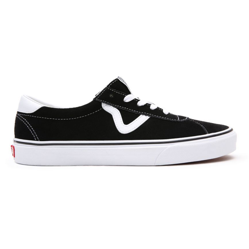 Tenis Bajas Vans Suede Sport Hombre Negras | VN663R7UZ54