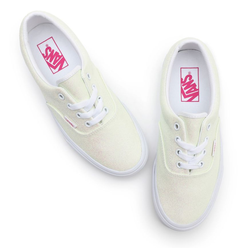 Tenis Bajas Vans UV Glitter Era Mujer Blancas | VN519M0RN05