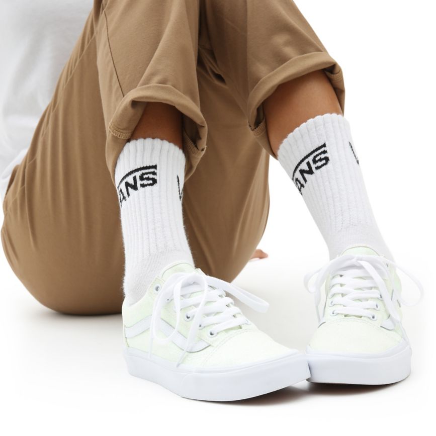 Tenis Bajas Vans UV Glitter Old Skool Mujer Blancas | VN232P5WQ97
