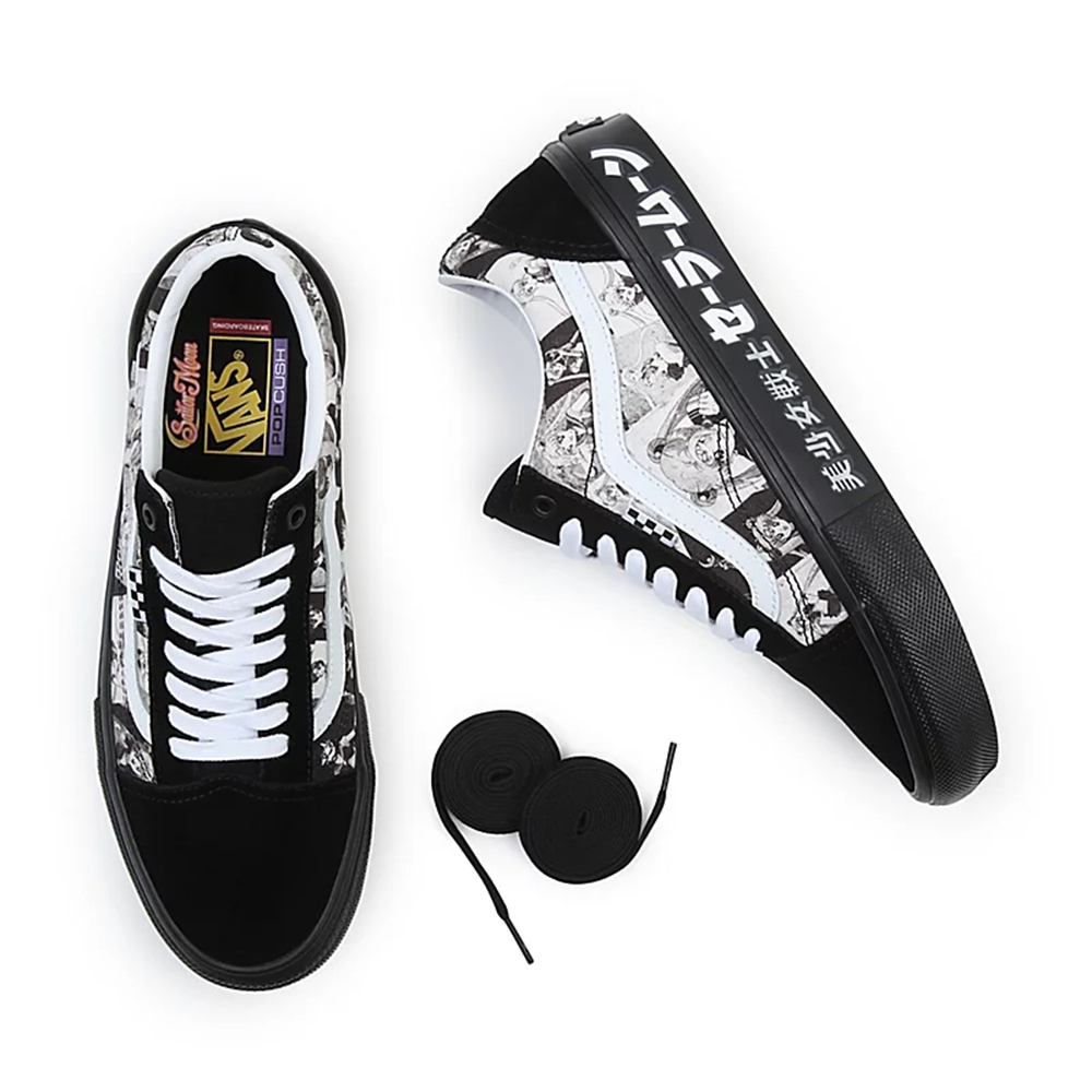 Tenis Bajas Vans X Pretty Guardian Sailor Moon Skate Old Skool Hombre Negras | VN788X4BZ86