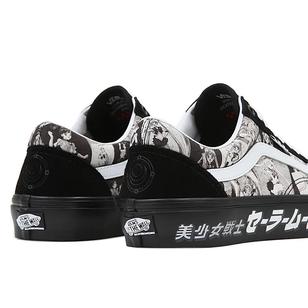 Tenis Bajas Vans X Pretty Guardian Sailor Moon Skate Old Skool Hombre Negras | VN788X4BZ86