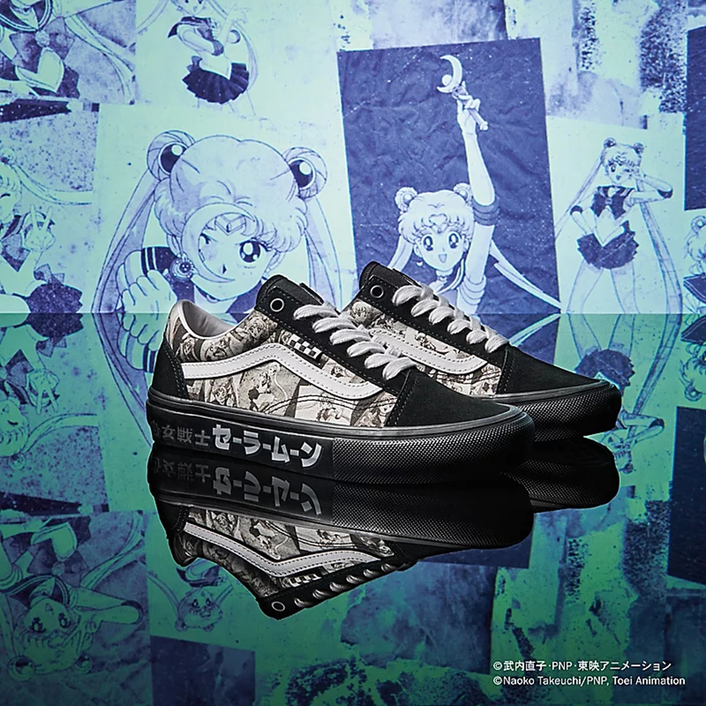 Tenis Bajas Vans X Pretty Guardian Sailor Moon Skate Old Skool Hombre Negras | VN788X4BZ86