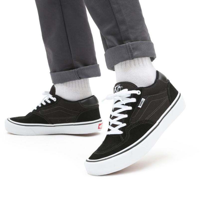 Tenis Skate Vans Rowan Pro Hombre Negras | VN942D7DZ37