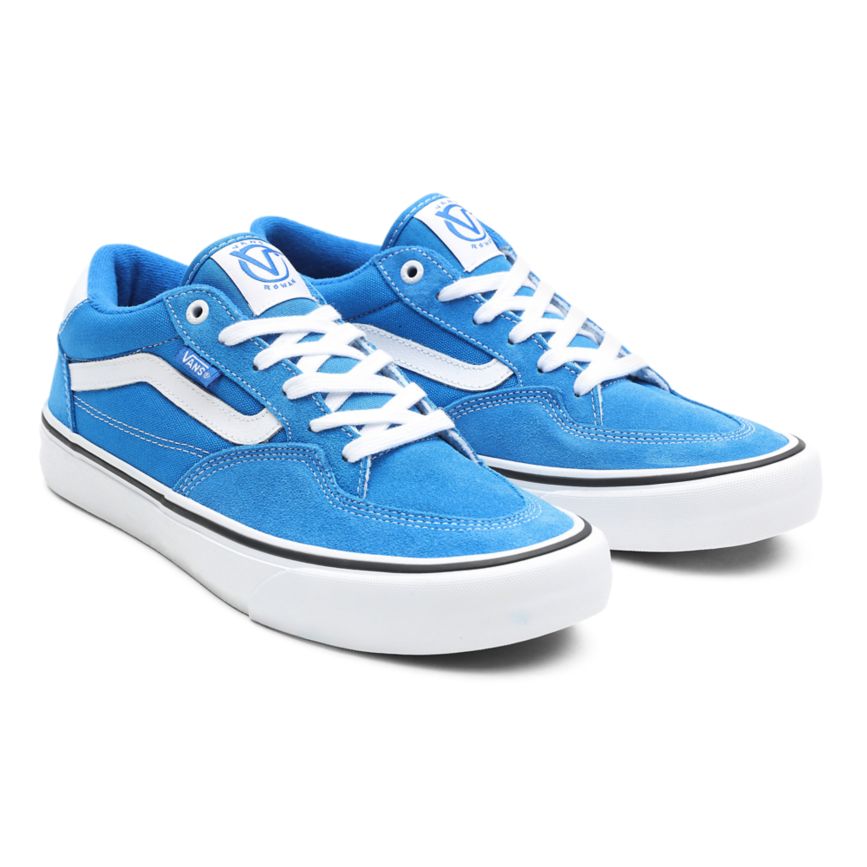 Tenis Skate Vans Rowan Pro Mujer Azules | VN763P0PT04