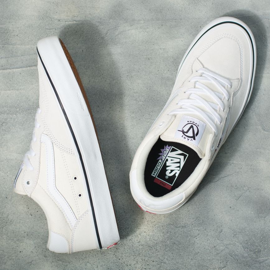 Tenis Skate Vans Rowan Pro Mujer Blancas | VN294N3VF92