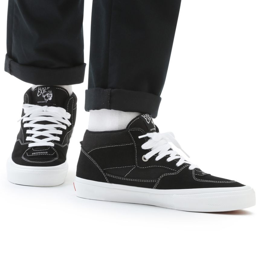 Tenis Skate Vans Skate Half Cab Hombre Negras | VN163O0YN65