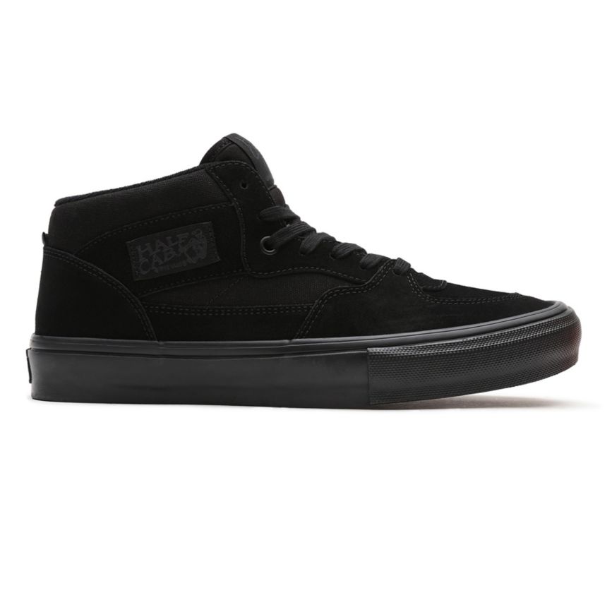 Tenis Skate Vans Skate Half Cab Mujer Negras | VN375U3QQ30