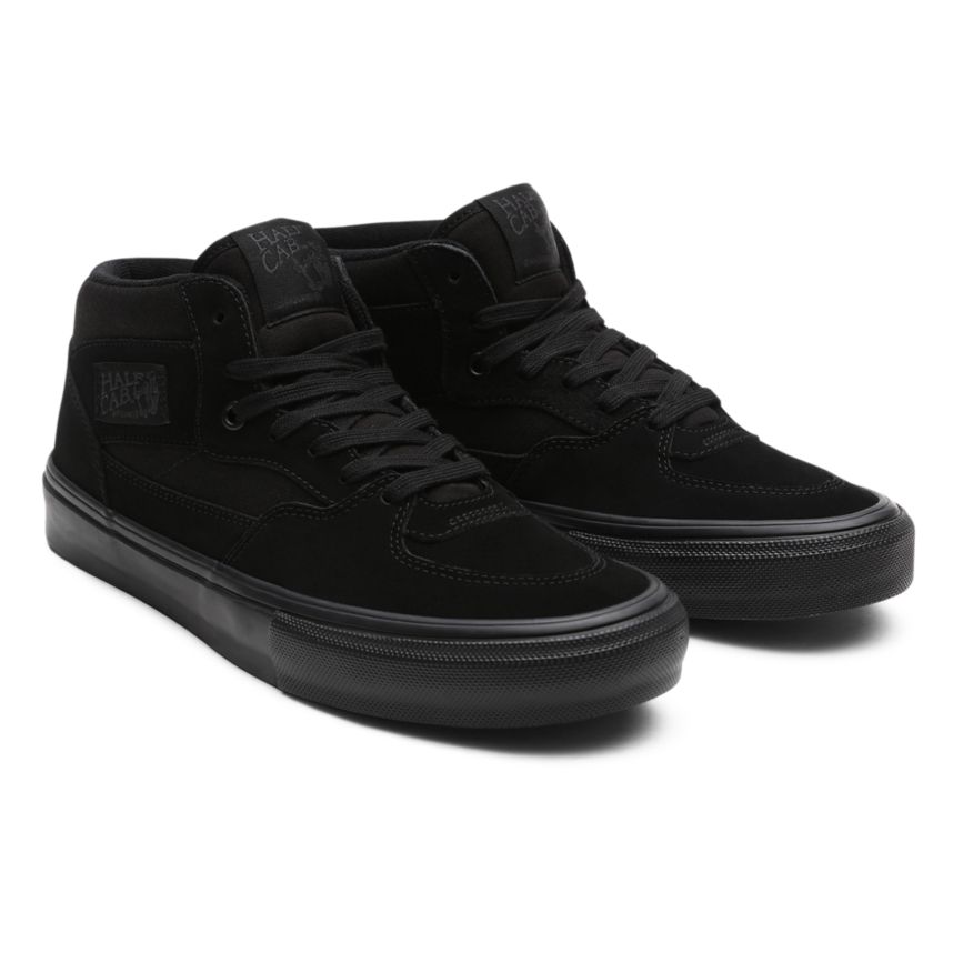 Tenis Skate Vans Skate Half Cab Mujer Negras | VN375U3QQ30