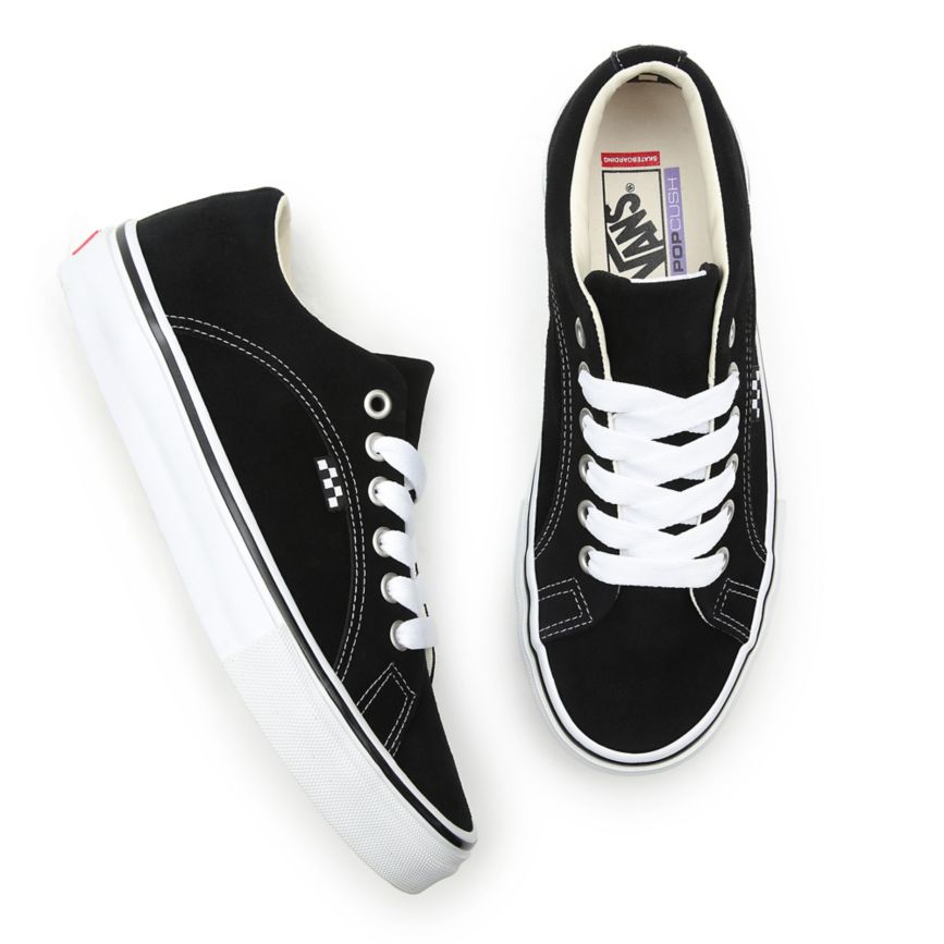 Tenis Skate Vans Skate Lampin Mujer Negras | VN601E9SI59