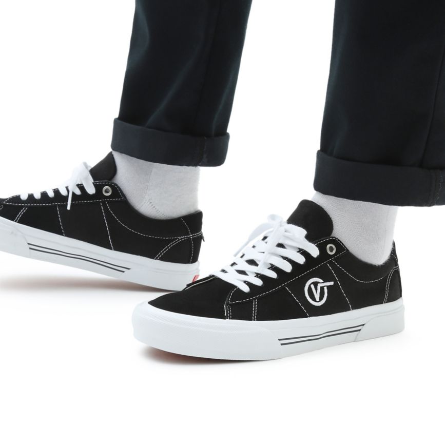 Tenis Skate Vans Skate Sid Hombre Negras | VN496C3OJ82