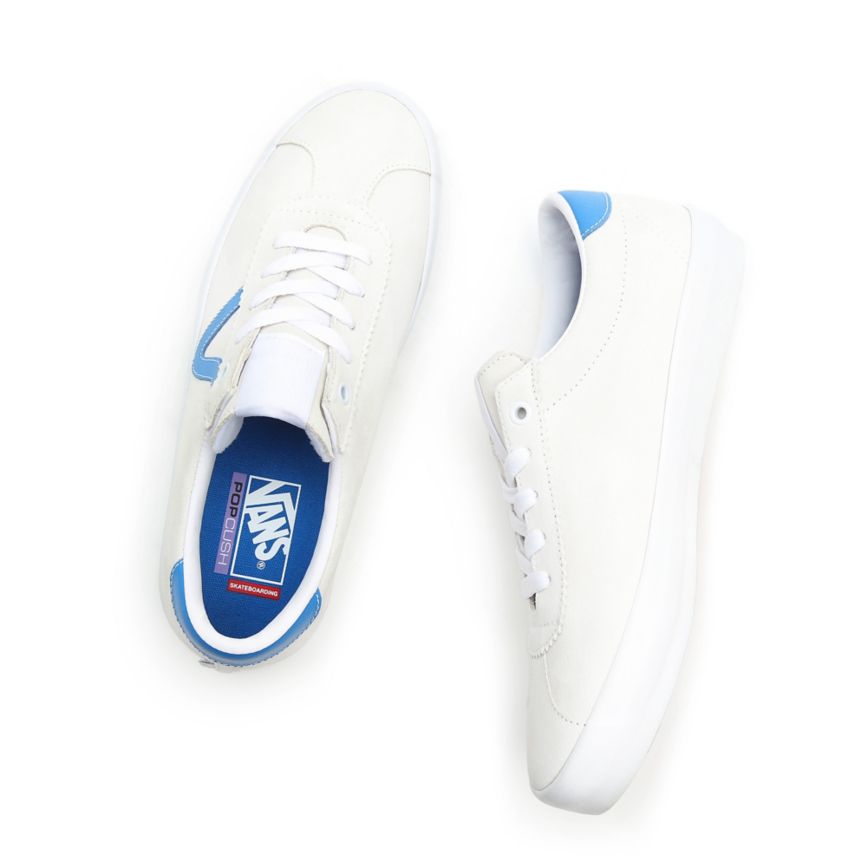 Tenis Skate Vans Skate Sport Hombre Blancas | VN584C0ES02