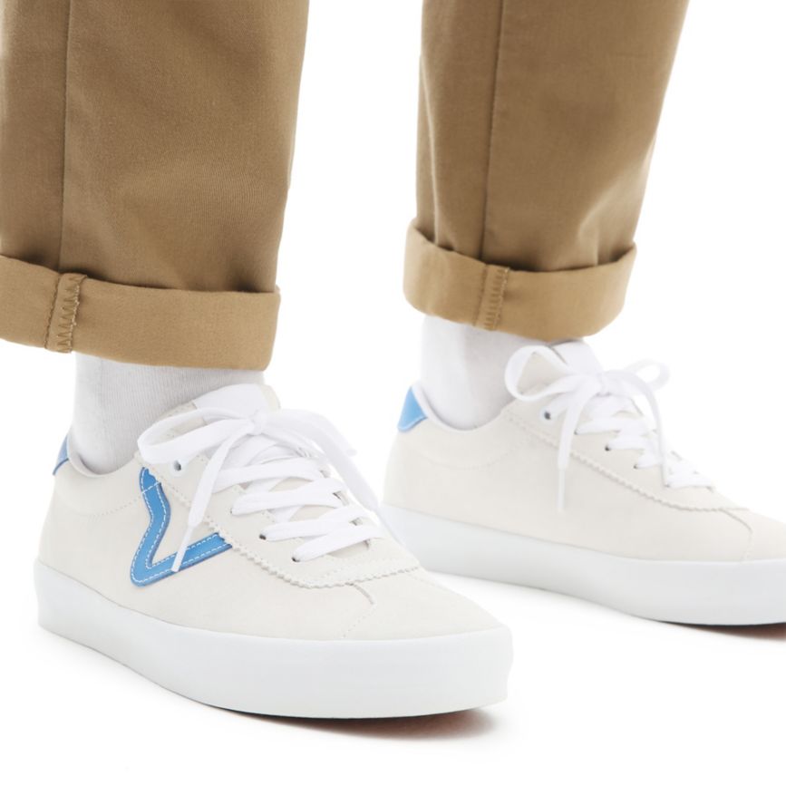 Tenis Skate Vans Skate Sport Hombre Blancas | VN584C0ES02