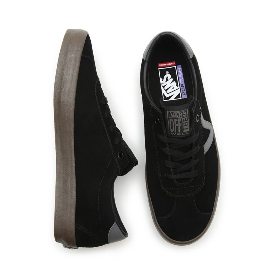 Tenis Skate Vans Skate Sport Mujer Negras | VN830O0GN26