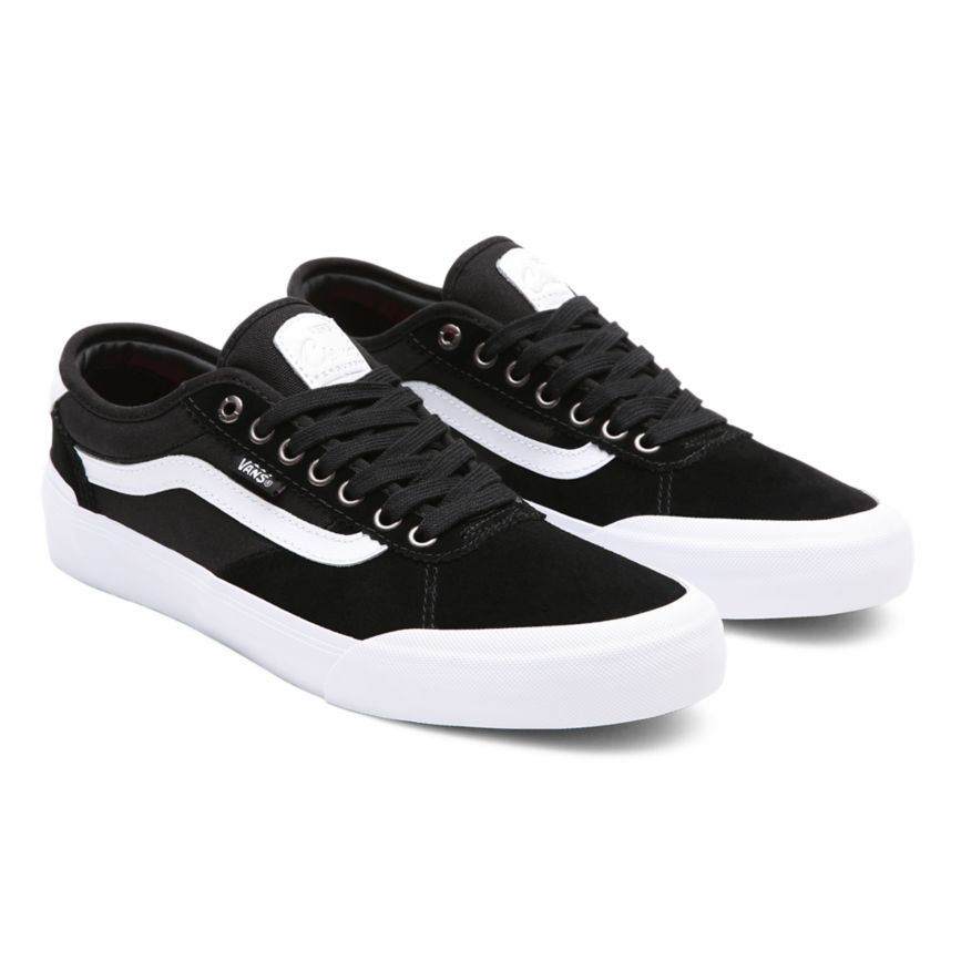 Tenis Skate Vans Suede Lona Chima Pro 2 Mujer Negras | VN881B7DV95