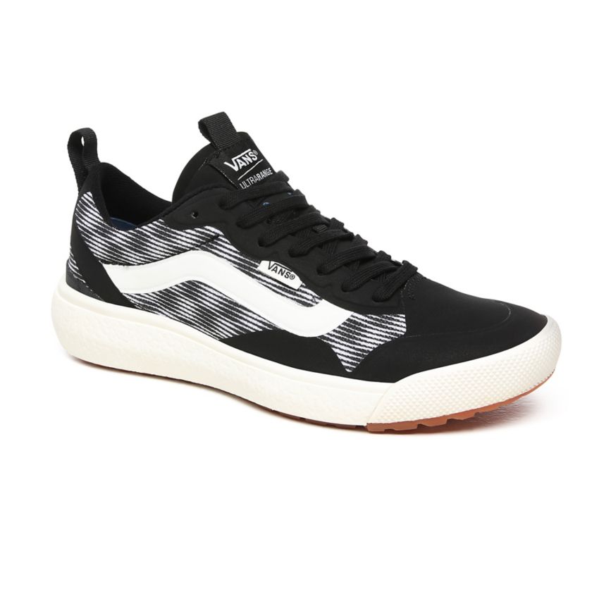 Tenis Ultrarange Vans Blur Checker UltraRange EXO Hombre Negras | VN860B7AO10