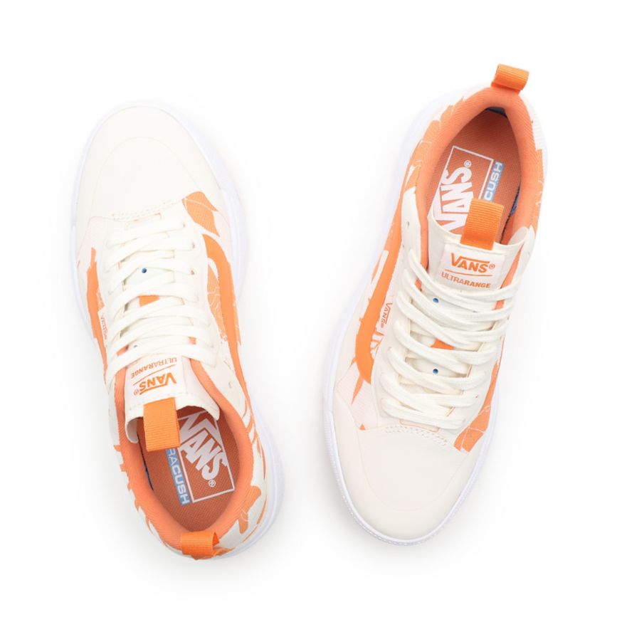Tenis Ultrarange Vans Island Floral UltraRange EXO Hombre Naranjas | VN474C8CP95