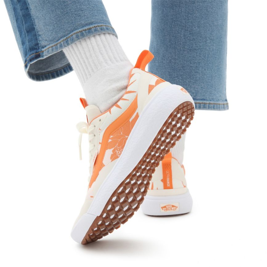 Tenis Ultrarange Vans Island Floral UltraRange EXO Hombre Naranjas | VN474C8CP95