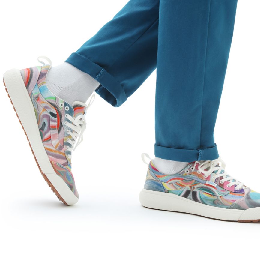 Tenis Ultrarange Vans X Chris Johanson UltraRange EXO SE Hombre Blancas | VN176N9ZI17