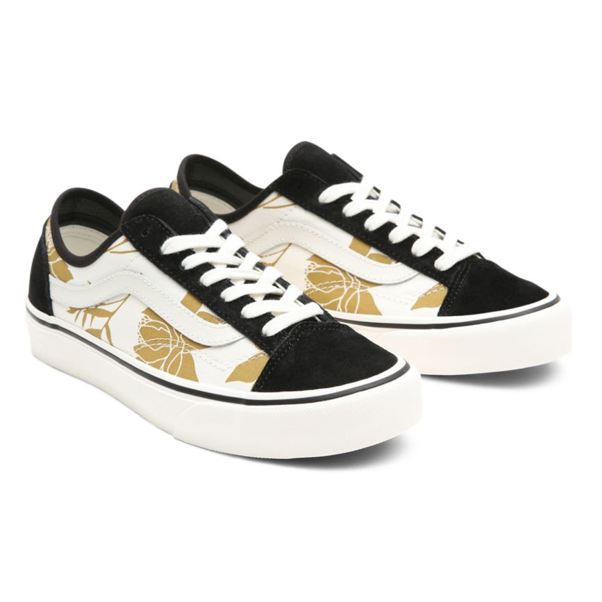 Tenis Vans Island Floral Style 36 Decon SF Hombre Negras | VN480S3LN54