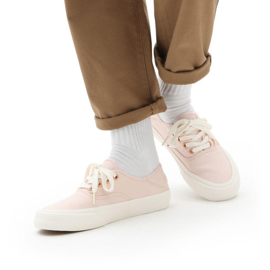 Tenis Vans Metallic Stitch Authentic SF Mujer Rosas | VN846B6HK29