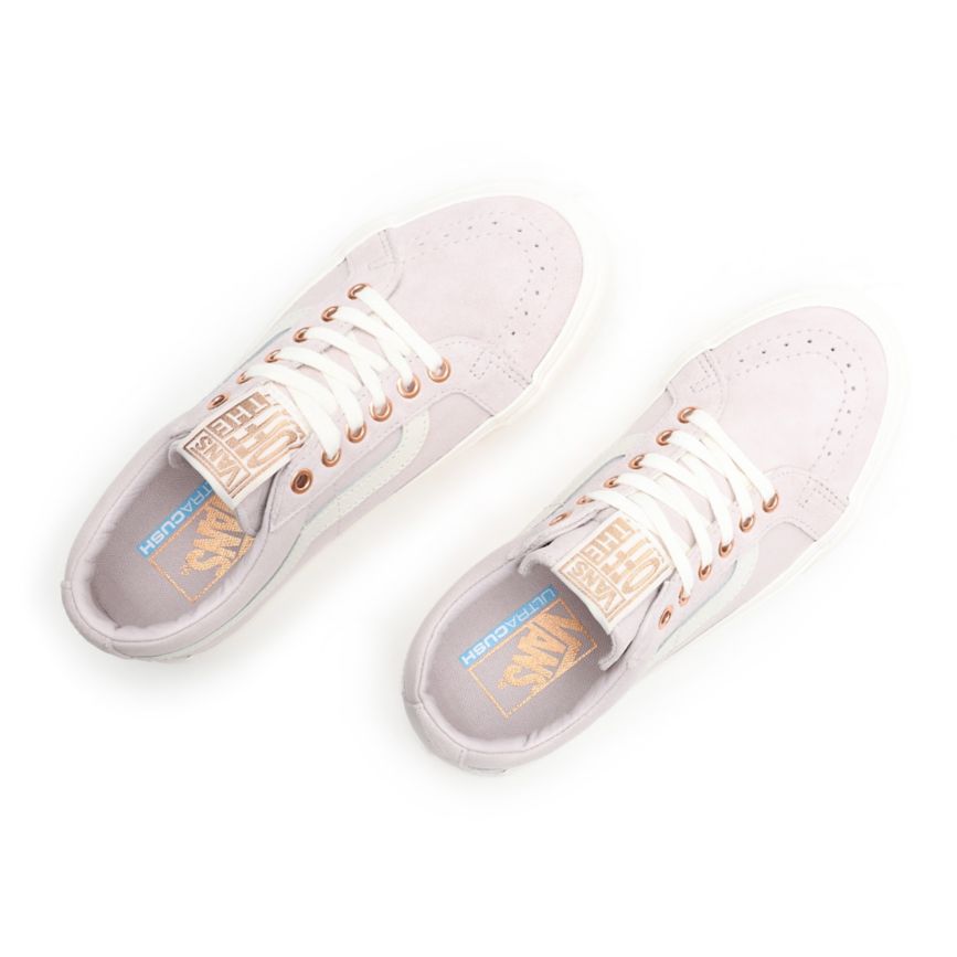 Tenis Vans Metallic Stitch SK8-Low Reissue SF Mujer Rosas | VN191M9EU24