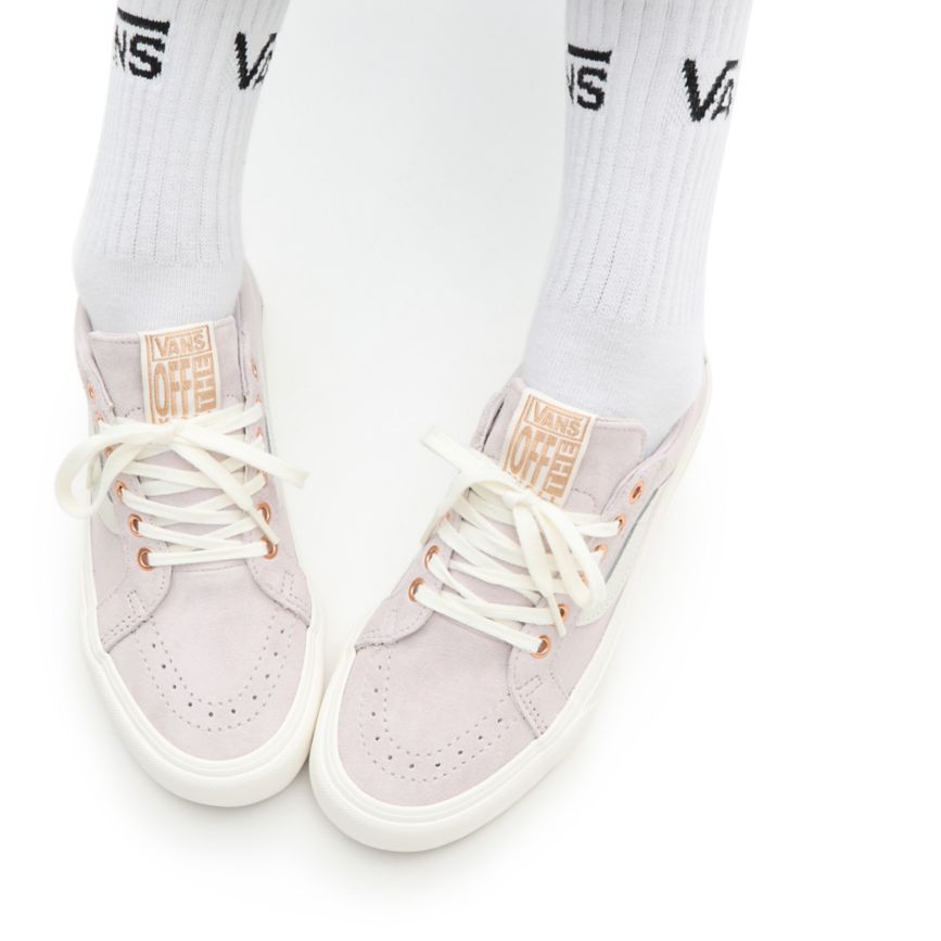 Tenis Vans Metallic Stitch SK8-Low Reissue SF Mujer Rosas | VN191M9EU24