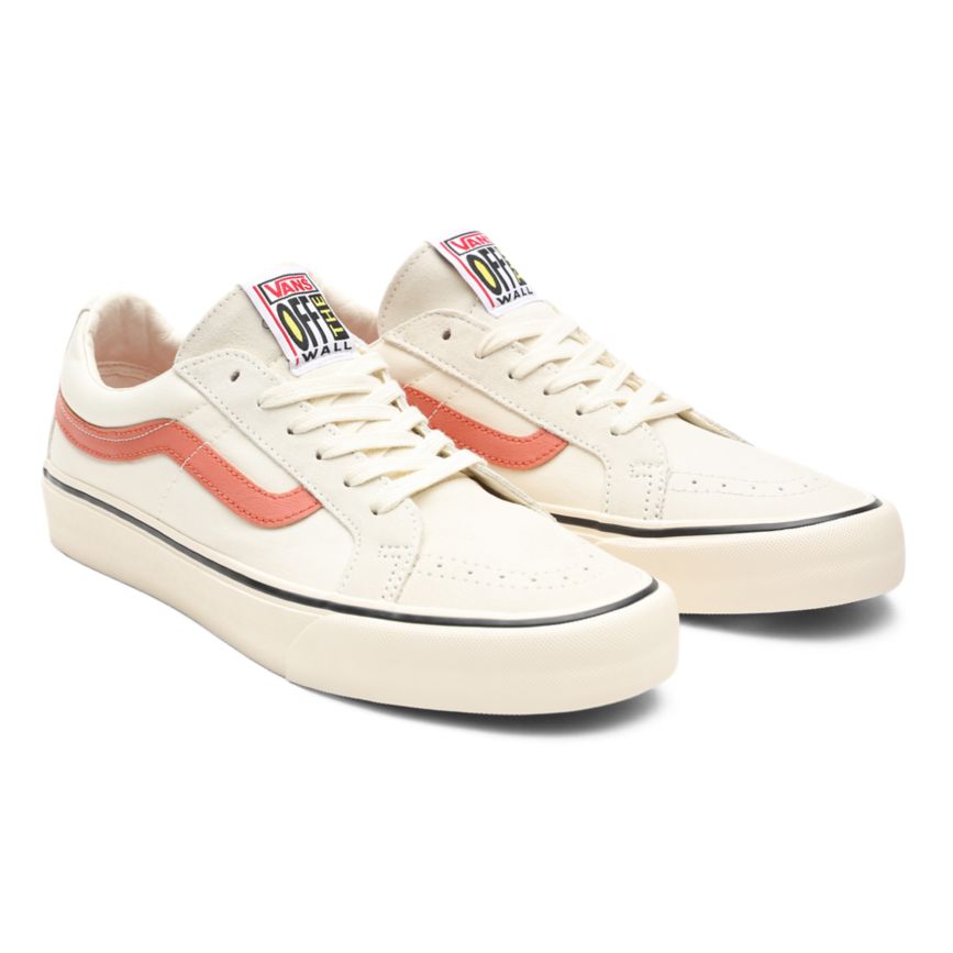 Tenis Vans SK8-Low Reissue SF Hombre Blancas | VN761X1XA66