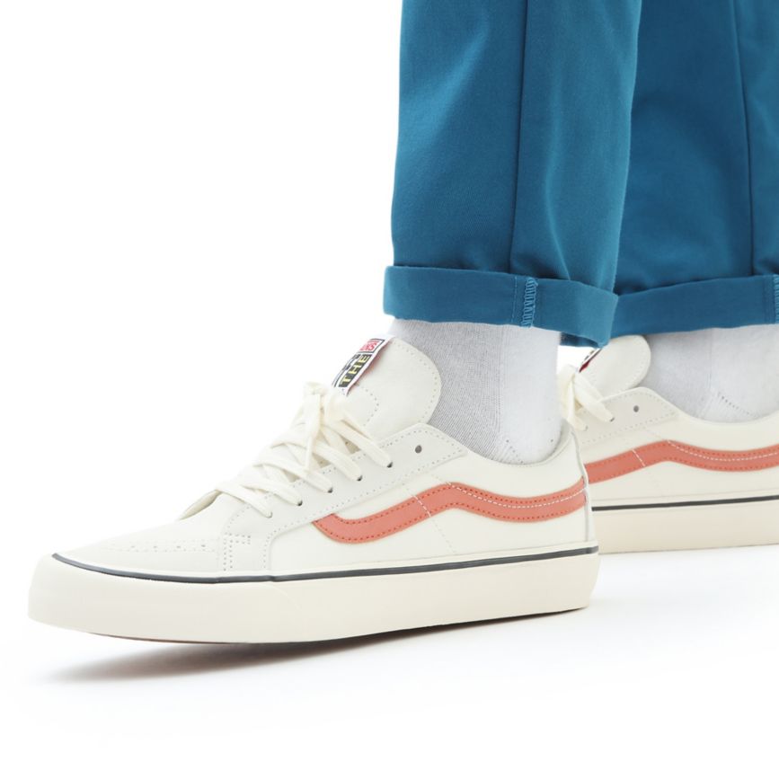 Tenis Vans SK8-Low Reissue SF Mujer Blancas | VN074T7RW46