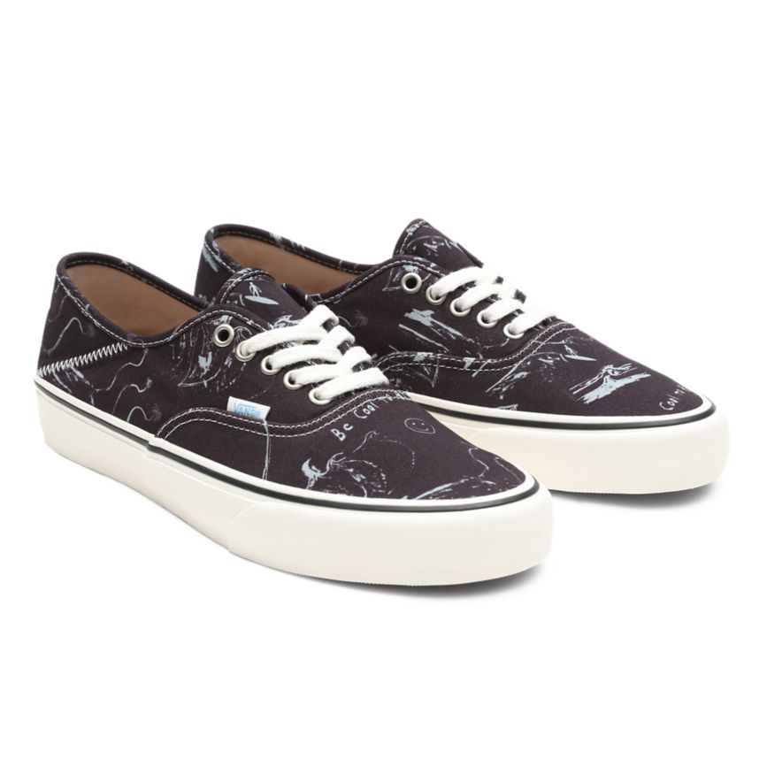 Tenis Vans X Chris Johanson Authentic SF Mujer Negras | VN911M7QH81