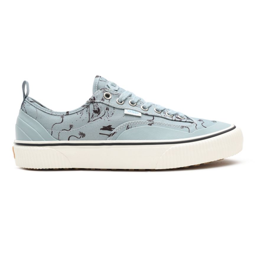 Tenis Vans X Chris Johanson Destruct SF Hombre Gris | VN362Q6KB66