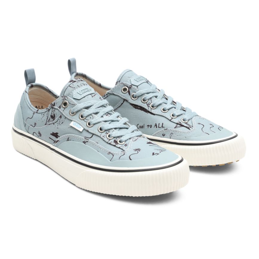 Tenis Vans X Chris Johanson Destruct SF Hombre Gris | VN362Q6KB66