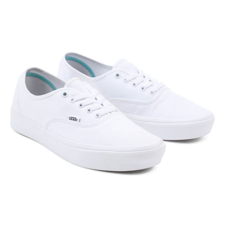 CLASSICS Vans Classic ComfyCush Authentic Mujer Blancas | VN304A0TN87