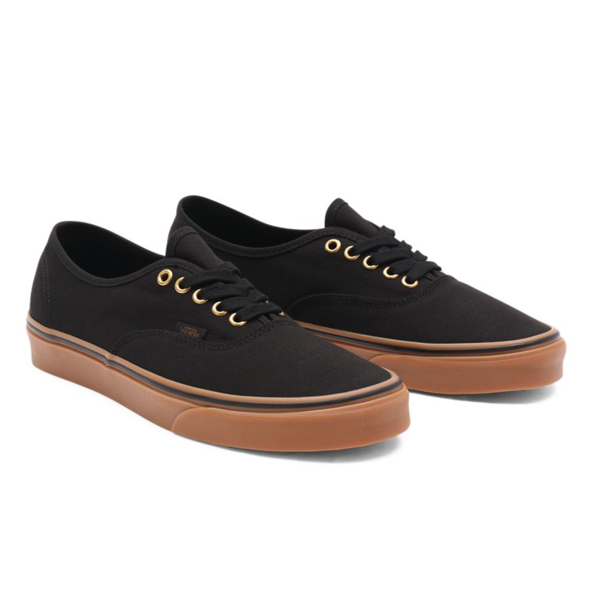 CLASSICS Vans Gum Authentic Hombre Negras | VN010G5PA58