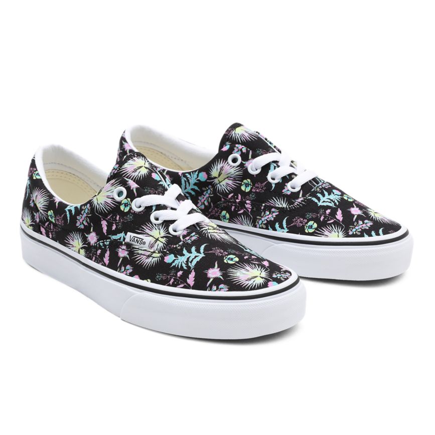 CLASSICS Vans Paradise Floral Era Mujer Negras | VN924A0GU69