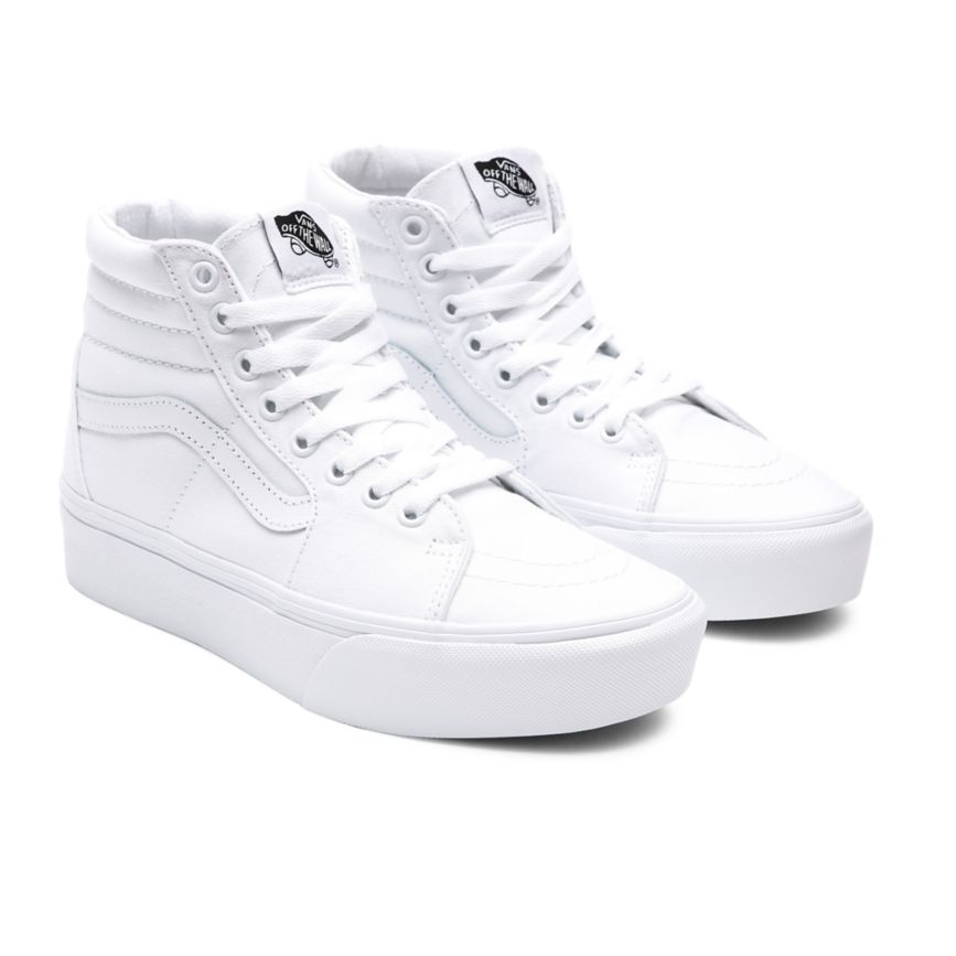 Plataforma Vans Sk8-Hi Platform 2.0 Mujer Blancas | VN932L7RY38