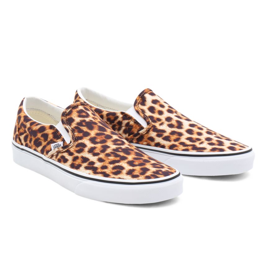Slip On Vans Leopard Classic Slip-On Mujer Leopardo | VN011J5BN25